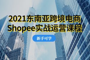 2021東南亞跨境電商Shopee實(shí)戰(zhàn)運(yùn)營(yíng)課程，0基礎(chǔ)、0經(jīng)驗(yàn)、0投資的副業(yè)項(xiàng)目