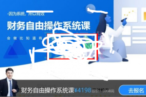 從理財小白到財務自由系統(tǒng)課（財務自由操作系統(tǒng)課+財務自由企業(yè)分析技能課+財務自由財報分析技能課）價值11894元