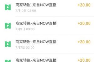 【穩(wěn)定低保】最新NOW直播無限拉新項目，每天穩(wěn)定提現(xiàn)20，多號多擼
