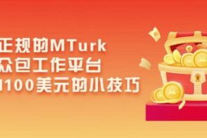 利用正規(guī)的MTurk微型眾包工作平臺，月賺1100美元的小技巧