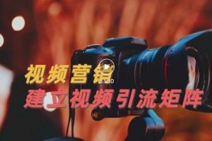 視頻精準引流矩陣打造，幫助新手建立漲粉系統！【視頻課程】