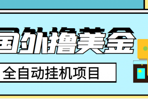 外面收費1980的國外擼美金掛機項目，號稱單窗口一天4-6美金【教程 腳本】