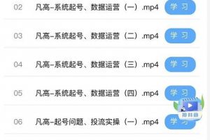 凡高直播帶貨入門課：直播帶貨常見問題、起號與投流、新規后的主播話術調整