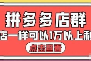 大凱電商·拼多多店群單店一樣可以產(chǎn)出1萬5以上利潤【付費(fèi)文章】