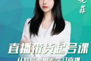 曉菲直播帶貨起號(hào)課，從底層邏輯去學(xué)習(xí)直播