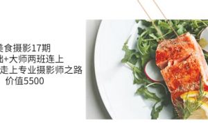 美食攝影17期 基礎 大師兩班連上，從0基礎走上專業(yè)攝影師之路-價值5500