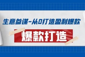 生意參謀-從0打造盈利爆款：手把手教您打造爆款多種玩法