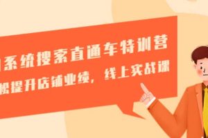 淘系統(tǒng)搜索直通車特訓(xùn)營-第三期：輕松提升店鋪業(yè)績，線上實(shí)戰(zhàn)課