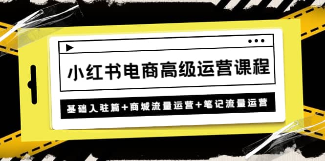 小紅書電商高級運營課程:基礎入駐篇 商城流量運營 筆記流量運營插圖 小紅書電商高級運營課程:基礎入駐篇 商城流量運營 筆記流量運營插圖