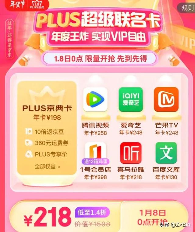 京東0元開通plus會員有風險嗎插圖