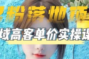 【男粉落地項目】0基礎玩轉男粉短視頻轉私域日產500 2023男粉高客單價實操