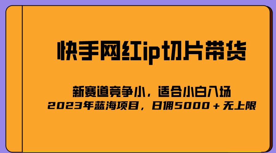 2023爆火的快手網紅IP切片，號稱日傭5000＋的藍海項目，二驢的獨家授權插圖