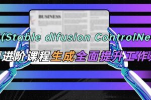 AI（stable difusion ControlNet）繪畫進(jìn)階課程 辦公場景 全面提升工作效率