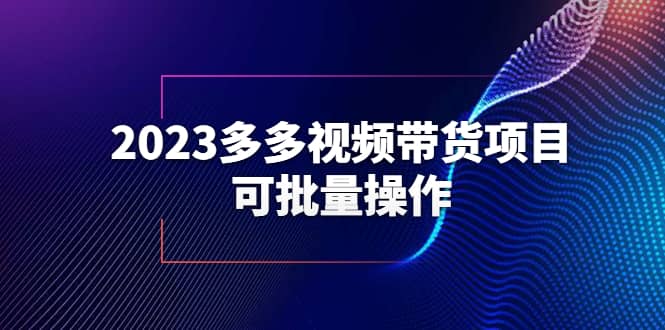 2023多多視頻帶貨項目，可批量操作【保姆級教學】插圖