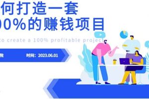 最新6月份《如何設計一套100%賺錢的項目系統》