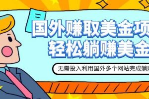 賺美金項目 用好這幾個網站 輕松在家完成躺賺美金