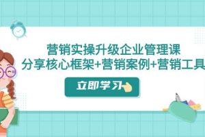 營銷實操升級·企業(yè)管理課：分享核心框架 營銷案例 營銷工具（課程 文檔）