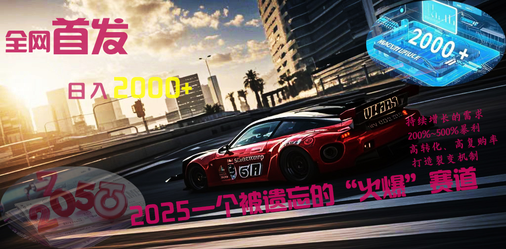 全網首發：2025一個被遺忘的“火爆”賽道輕松日入2000+