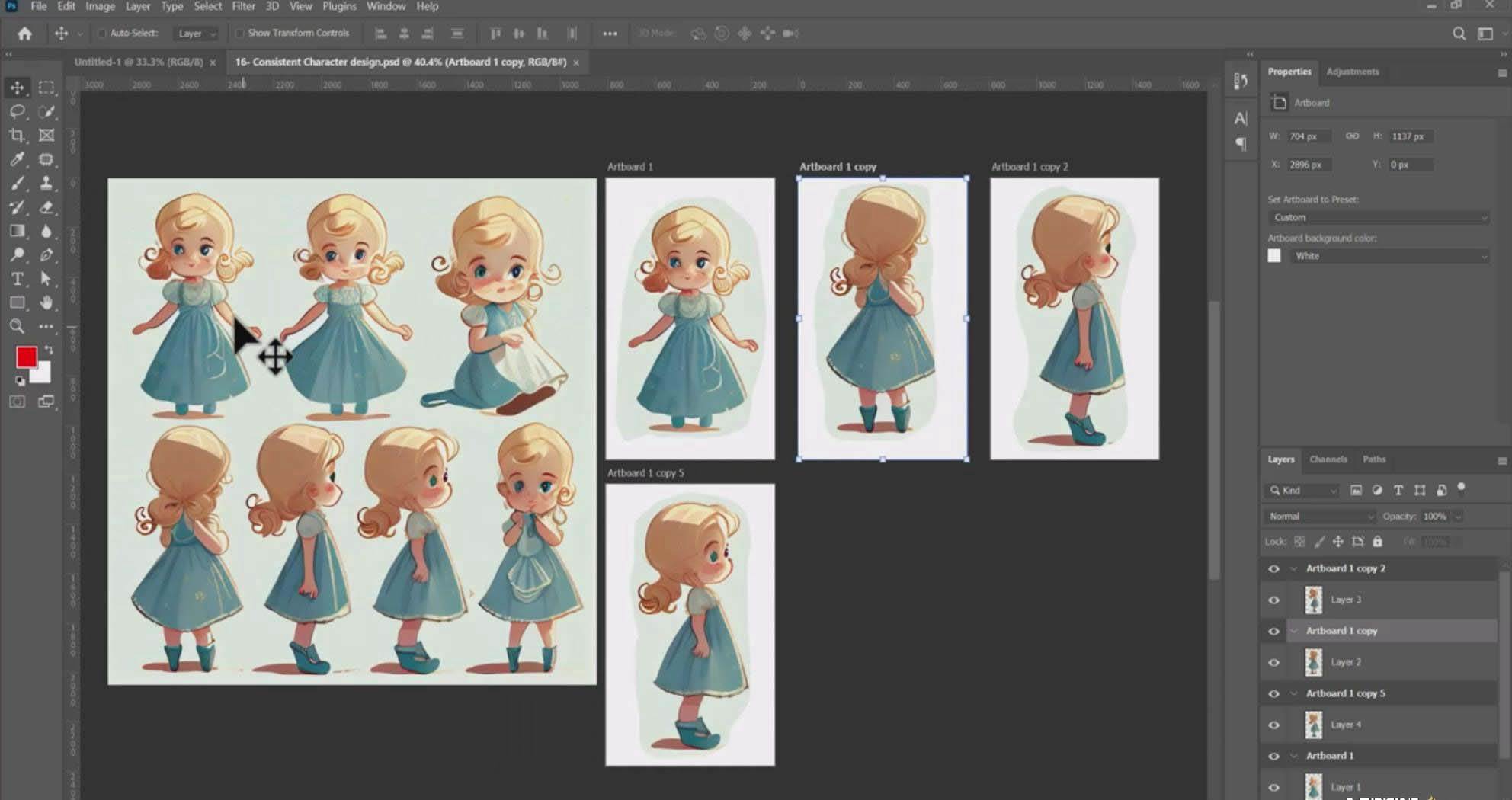 掌握 MidJourney V5 AI + ChatGPT創(chuàng)建一致的角色設(shè)計(jì)圖像-22節(jié)課-中英字幕插圖7