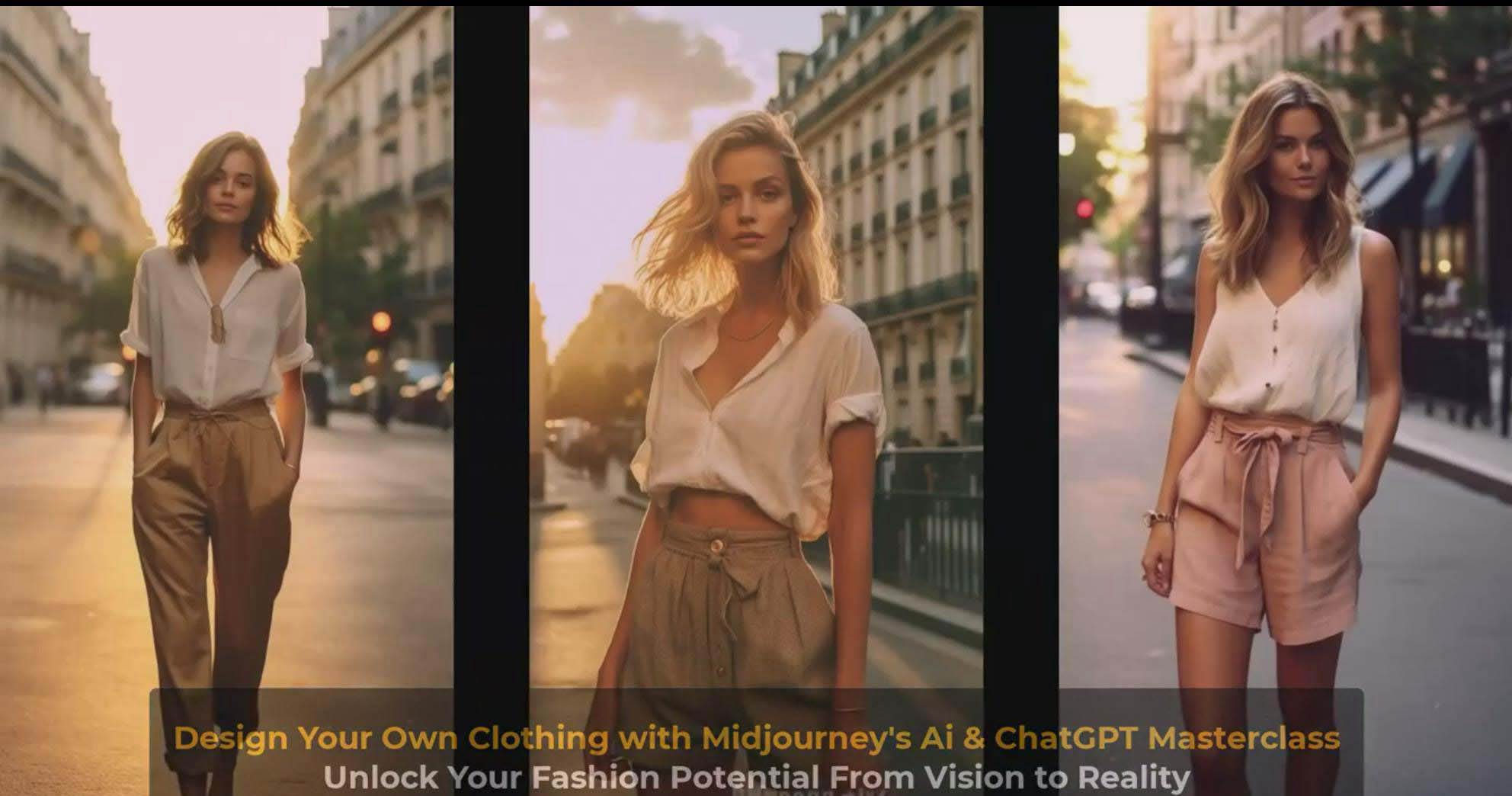 利用 Midjourneys Ai 人工智能設計自己的服裝AI大師班-10節課-中英字幕插圖10 利用 Midjourneys Ai 人工智能設計自己的服裝AI大師班-10節課-中英字幕插圖10