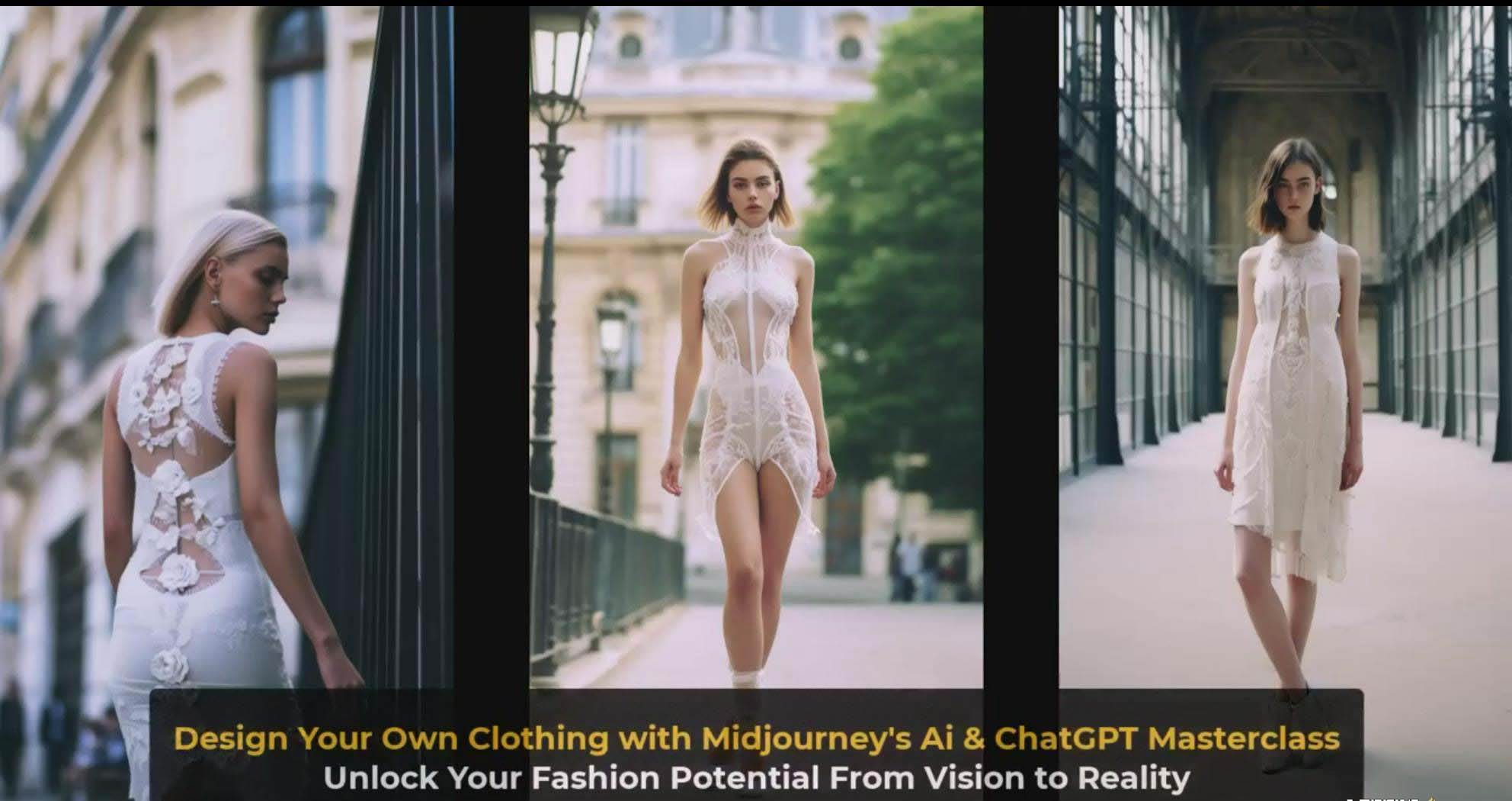 利用 Midjourneys Ai 人工智能設計自己的服裝AI大師班-10節課-中英字幕插圖5 利用 Midjourneys Ai 人工智能設計自己的服裝AI大師班-10節課-中英字幕插圖5