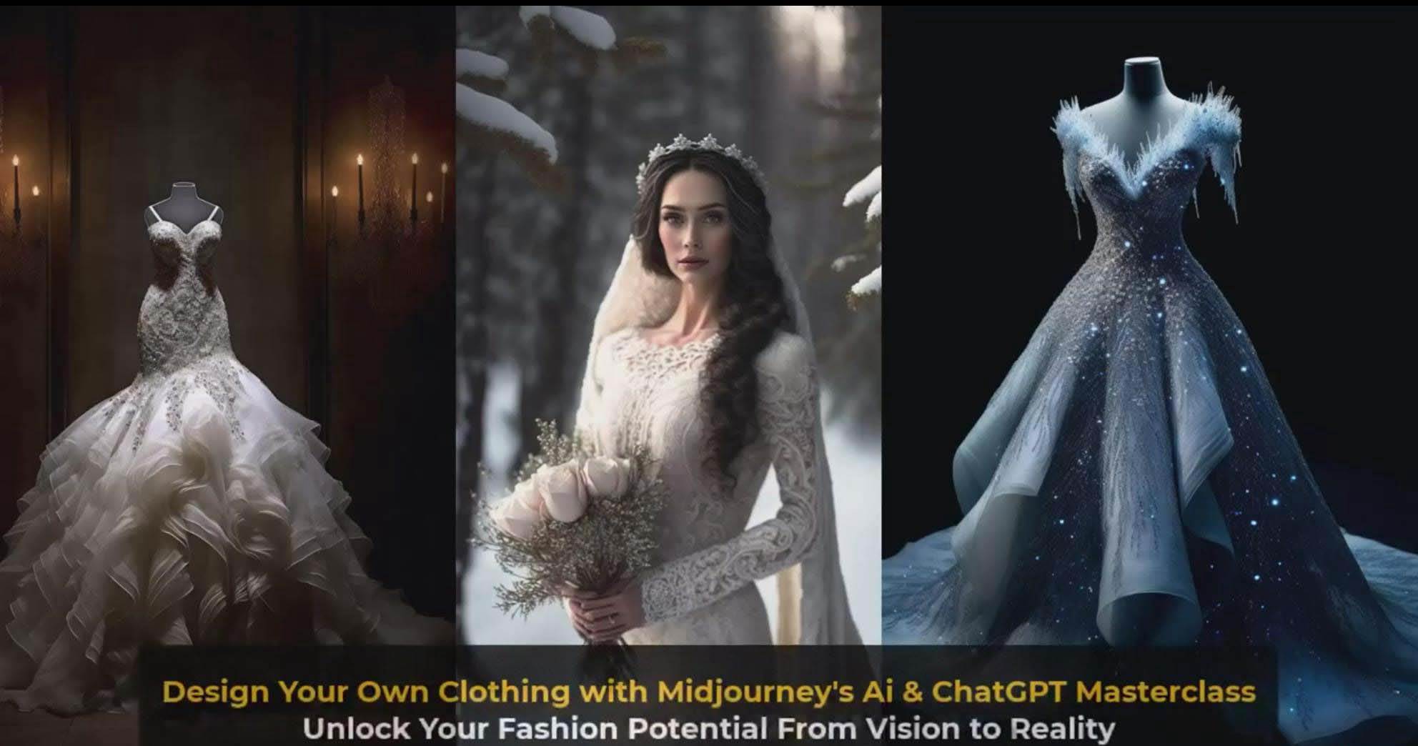 利用 Midjourneys Ai 人工智能設計自己的服裝AI大師班-10節課-中英字幕插圖8 利用 Midjourneys Ai 人工智能設計自己的服裝AI大師班-10節課-中英字幕插圖8