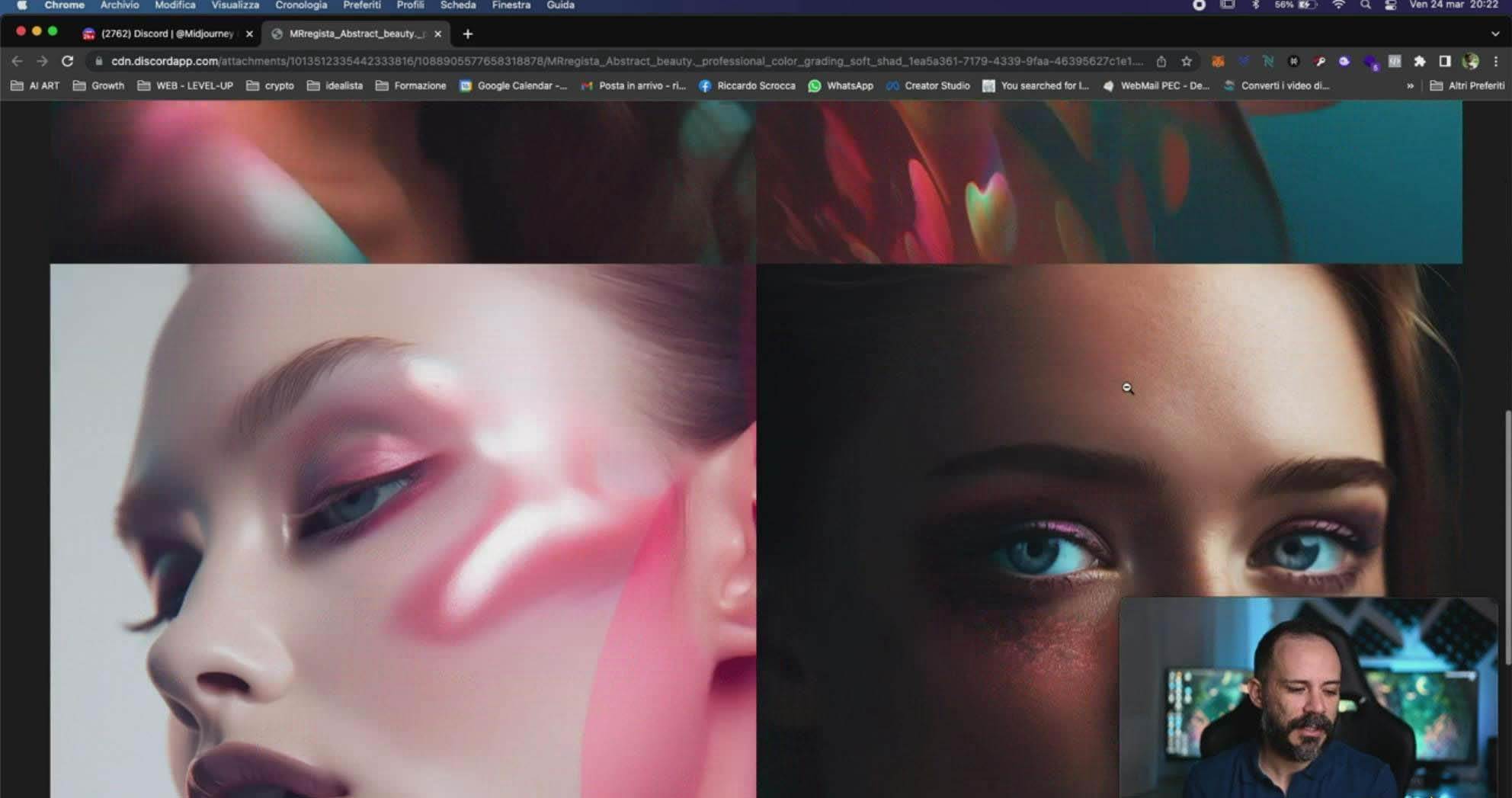 Midjourney AI人工智能創建和銷售令人驚嘆的海報教程-10節課-中英字幕插圖6
