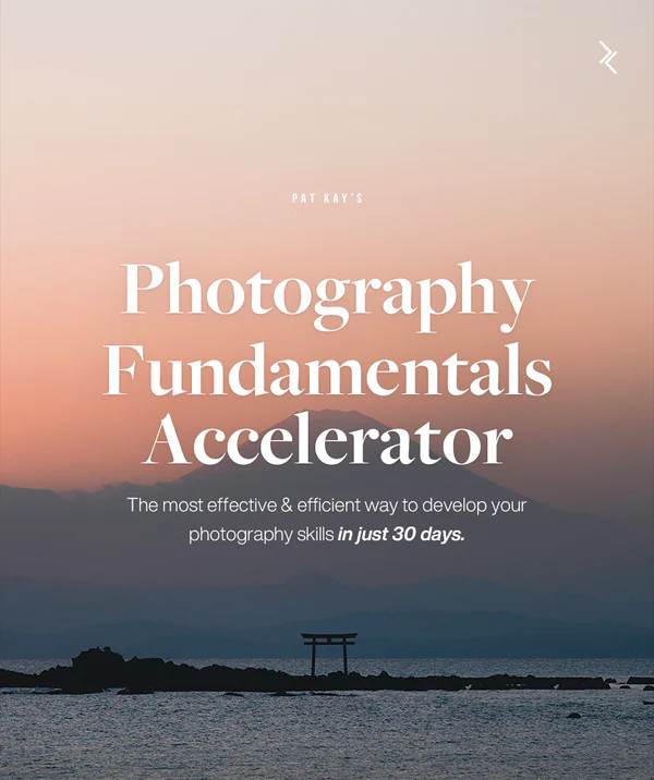網紅攝影師Pat Kay – 30天攝影基礎知識加速器教程-30節課-中英字幕插圖1